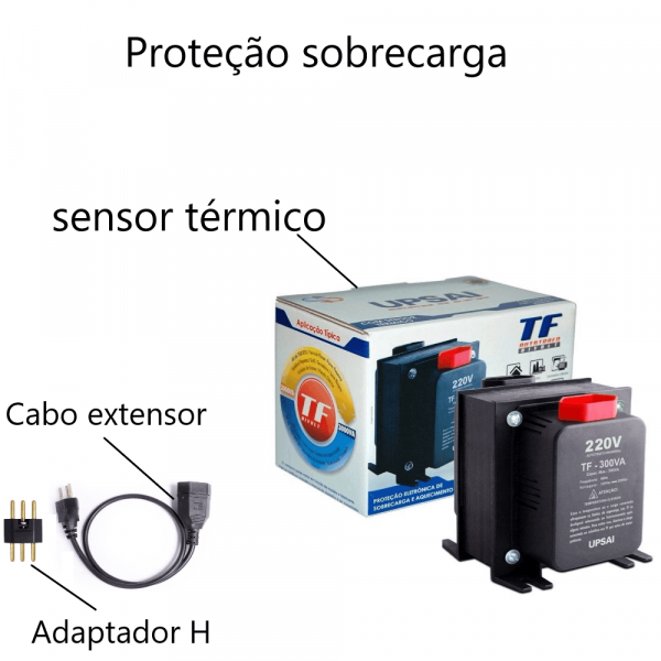 Autotransformador de Energia TF-300 VA Upsai