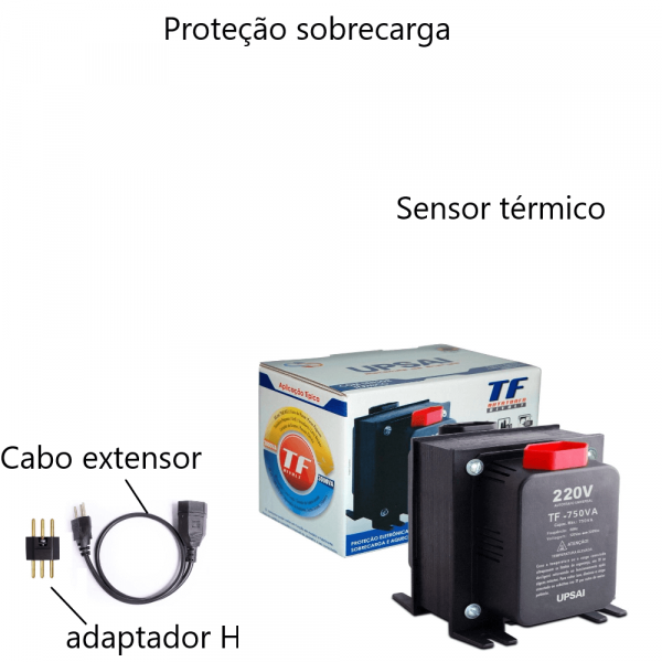 Autotransformador de Energia TF-750 VA Upsai