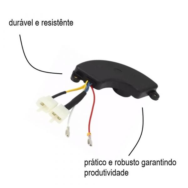 AVR Meia Lua Trifásico 220V  8 Fios Toyama