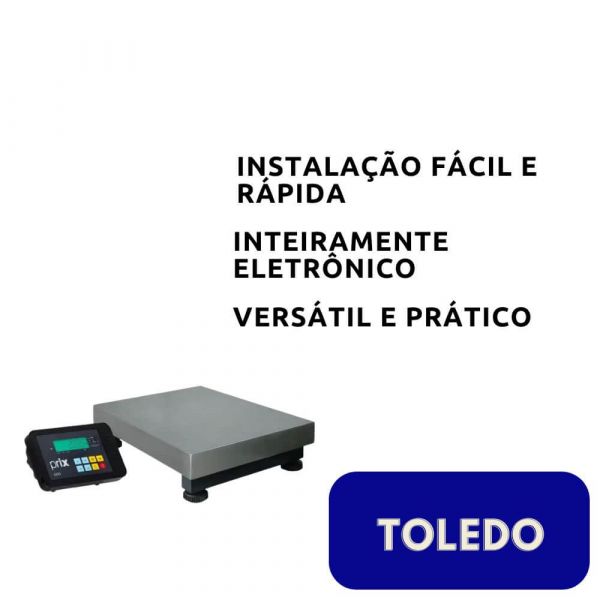 Balança Eletrônica 2099 300KG T1200 Toledo