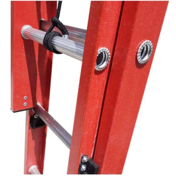 Escada Extensível Fibra de Vidro 32 Degraus FE832 Alulev