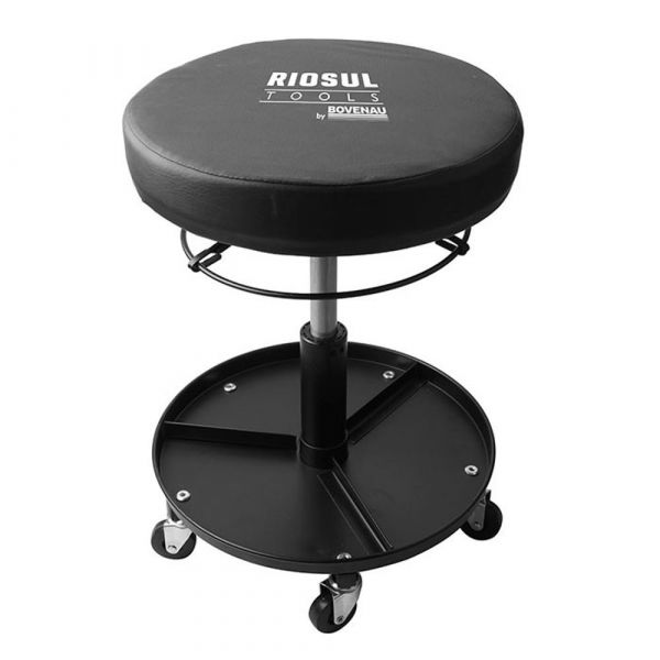 Banqueta Regulável para Mecânico 100Kg RioSul Tools