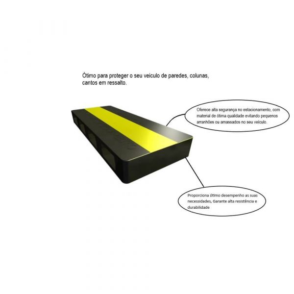 Batente para estacionamento kit Vibra stop