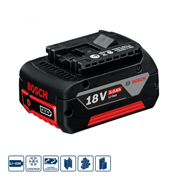 Bateria de Íons de Lítio 18V Bosch GBA 18V 5,0Ah