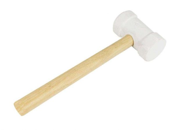 Martelo de Borracha para Azulejista 40mm Branco- Nove54