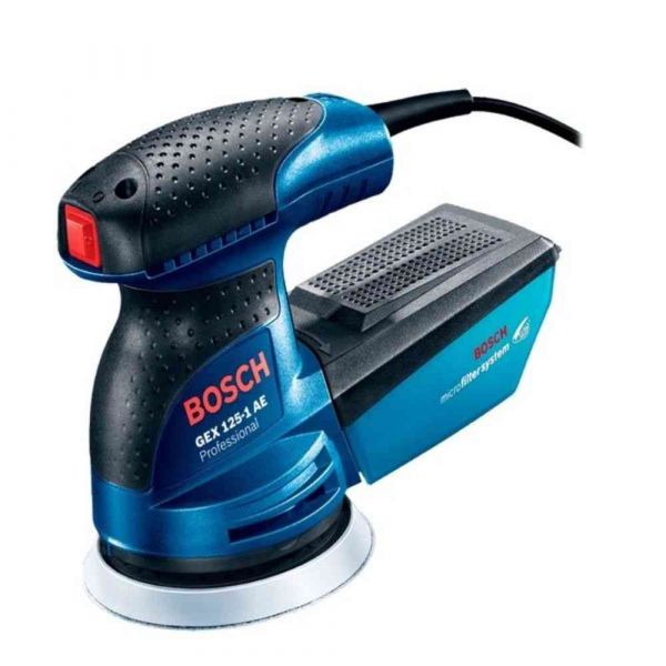 Lixadeira Orbital Bosch GEX 125-1 AE 250W 220V disco de lixa