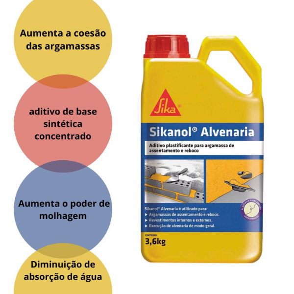 Sika Sikanol Alvenaria 3,6L