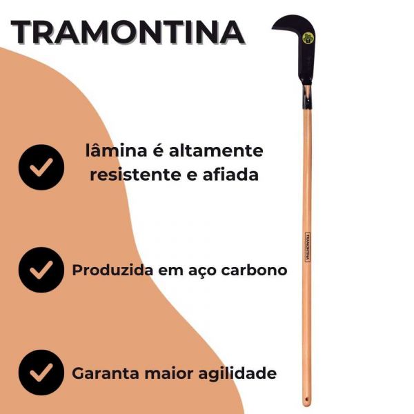 Foice Roçadeira com Cabo Tramontina