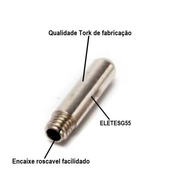 Bico Eletrodo Corte de Plasma ELETSG55 Tork