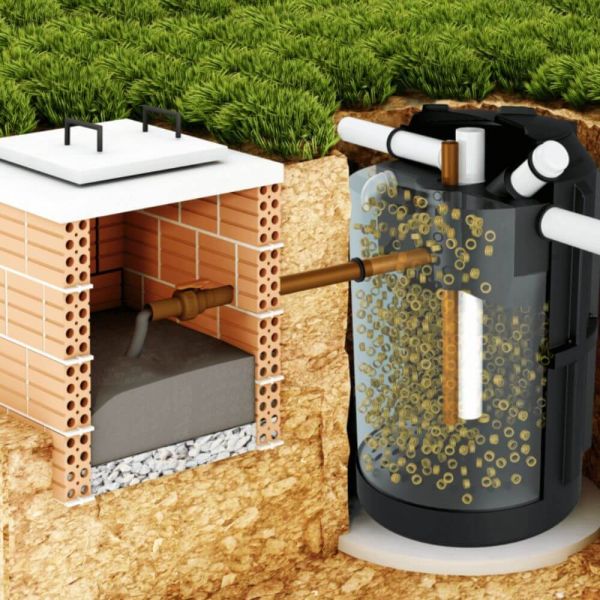 Biodigestor de Esgoto 1.500L por Dia Fortlev