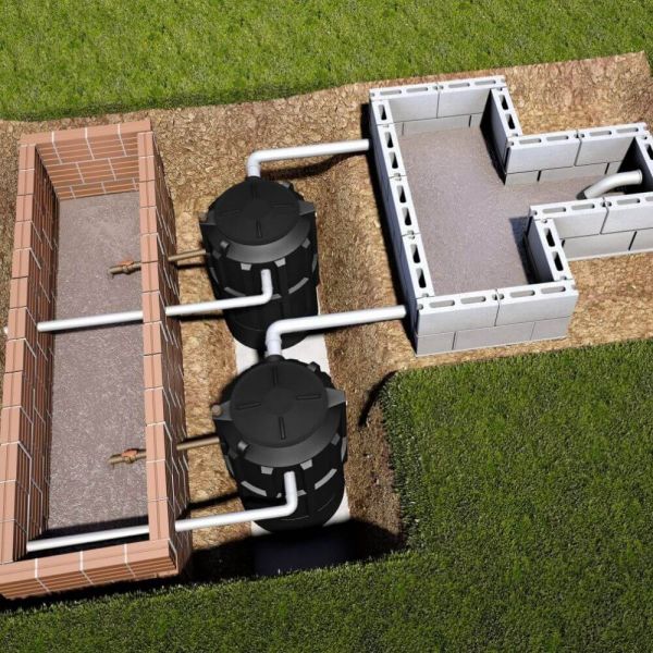 Biodigestor de Esgoto 1.500L por Dia Fortlev