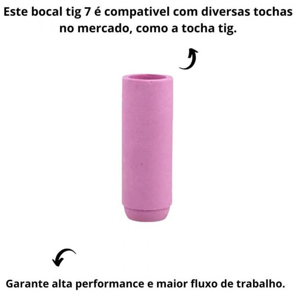 Bocal Cerâmico TIG 9 Nº6 Super Tork