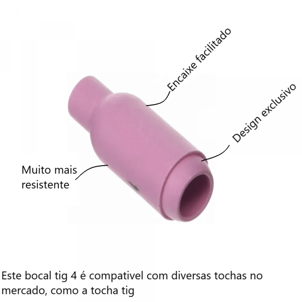 Bocal Cerâmico Tig 17/26/18 N°4 Tork