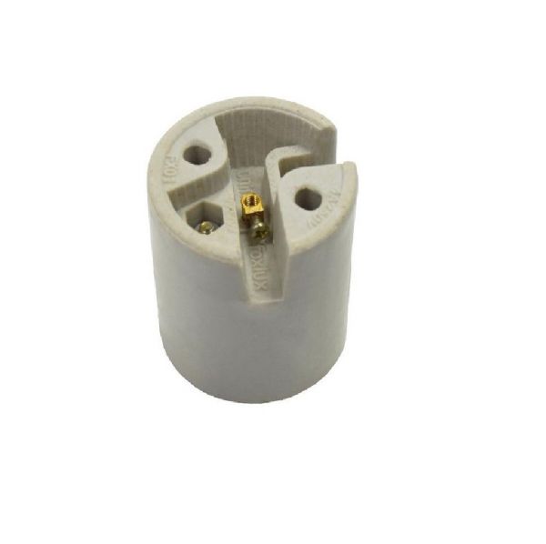 Bocal de Porcelana Conico Reforçado para Lâmpada Base E27 FX-01 Foxlux