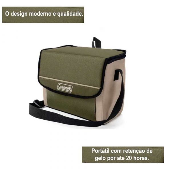 Bolsa Térmica Coleman Cap 18 Latas Marrom