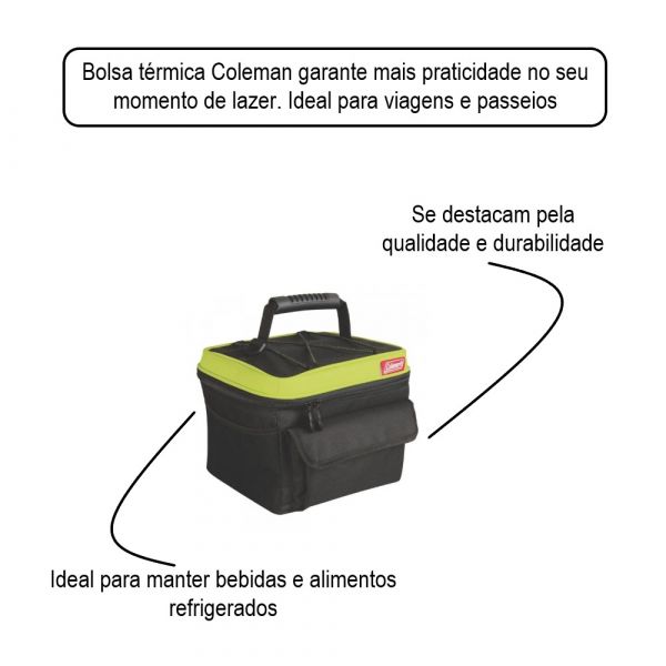 Bolsa Térmica Verde 10 latas 110120013751 Coleman