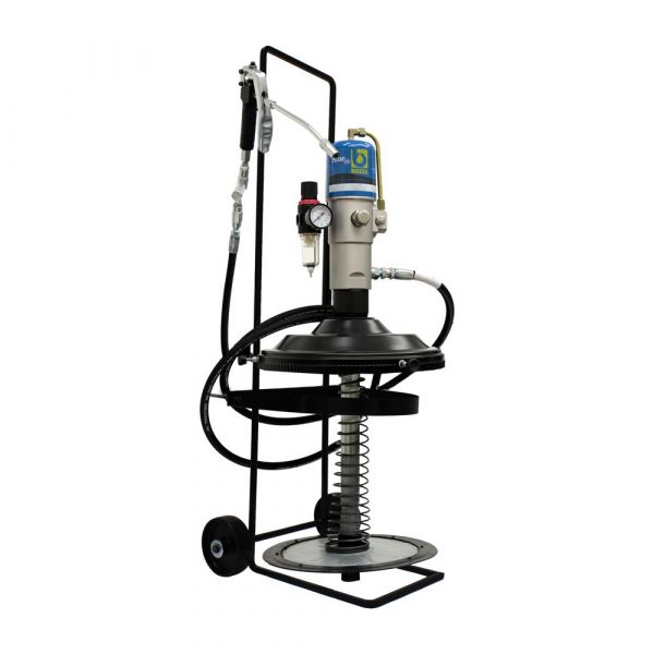 Propulsora Pneumática Para Graxa 20kg Com Carrinho Bozza