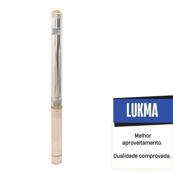 Bomba Submersa 1/3CV 3SG-QJD2-06 0.33HP 220V Lukma