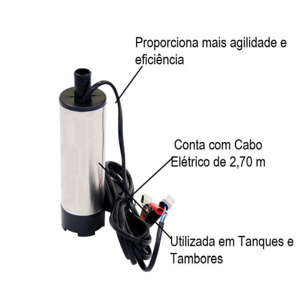 Bomba Submersa A Bateria Para Diesel E Água Bremem