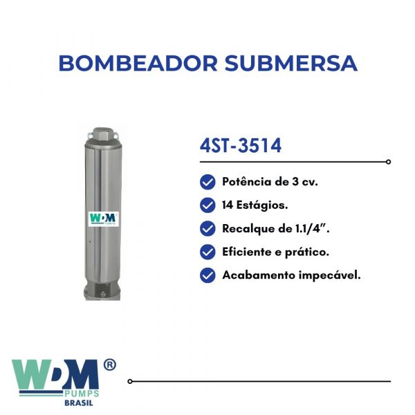 Bombeador 3,0CV 4ST-3514 Wdm