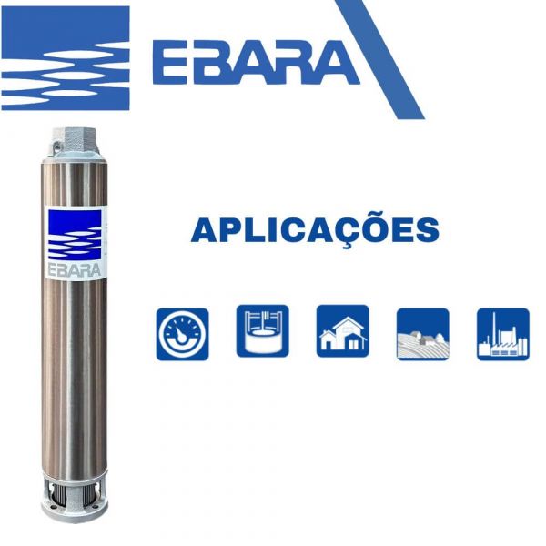 Bombeador 4BPS 3I 4,5CV 33 Estágios Ebara 