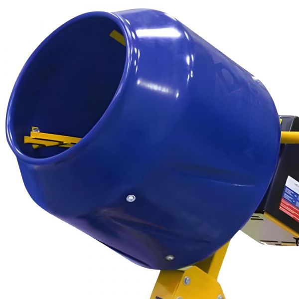 Betoneira Compacta 130 Litros 1/2 CV 4 Polos Monofásica Azul Menegotti 