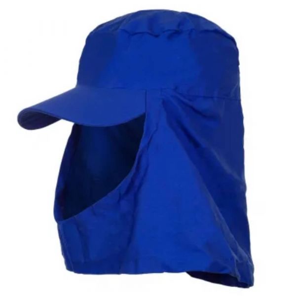 Boné Árabe Helanca com Velcro Azul Protefer