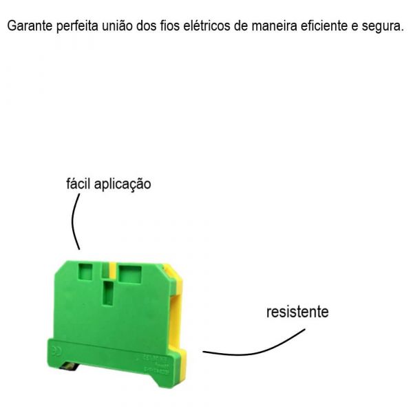 Borne Terra 16mm Verde e Amarelo Lukma