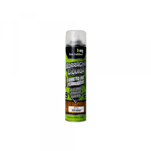 Borracha Líquida Spray 240g Branco HM Rubber