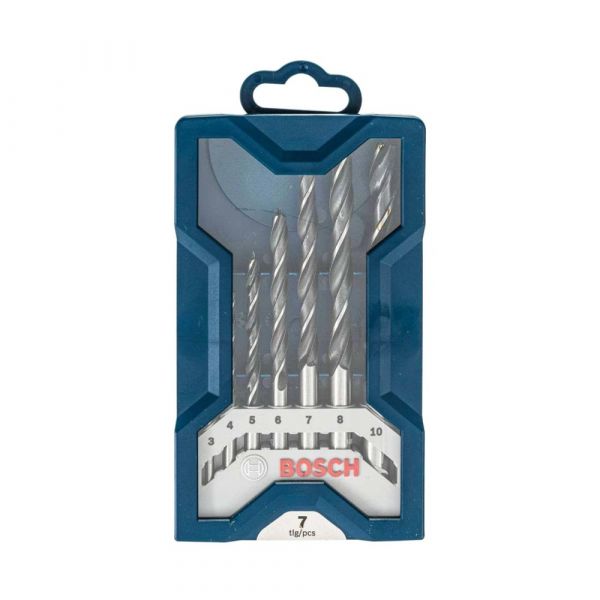Jogo de Brocas Madeira Bosch Mini X-Line 3-10mm 7 pçs 2607017505000 Bosch