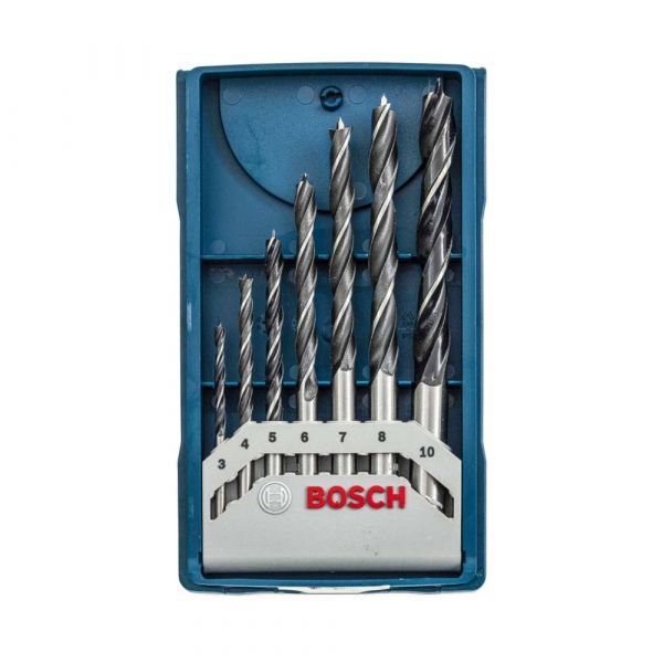 Jogo de Brocas Madeira Bosch Mini X-Line 3-10mm 7 pçs 2607017505000 Bosch