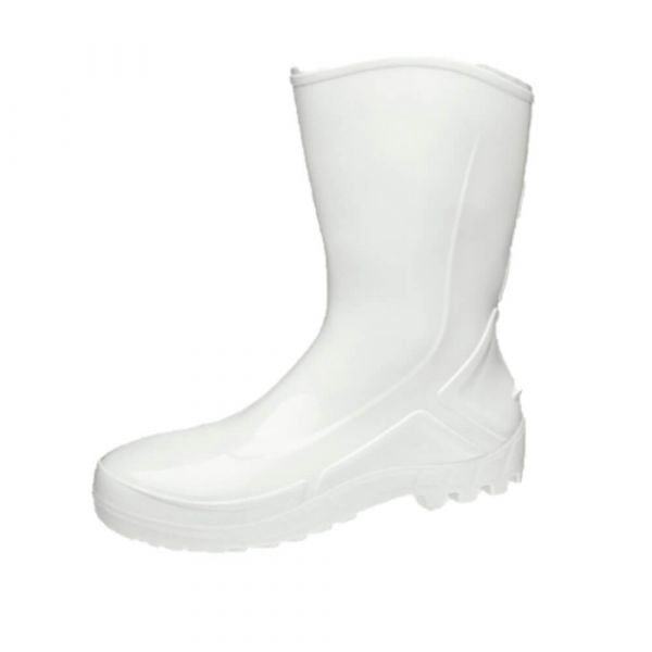 Bota De Borracha Branca Curta N° 36 Marluvas