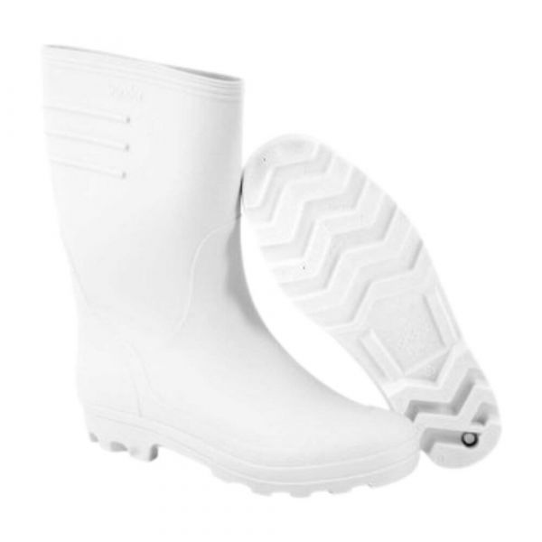 Bota de Borracha Branca Cano Médio Nº39 C.A 43107 Vonder