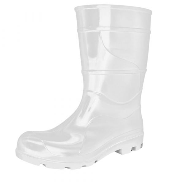 Bota de Borracha Curta Branca Nº 39 Cartom 