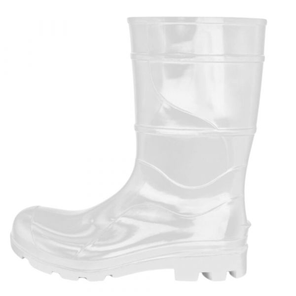 Bota de Borracha Curta Branca Nº 40 Cartom 
