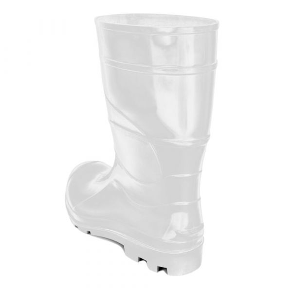 Bota de Borracha Curta Branca Nº 40 Cartom 