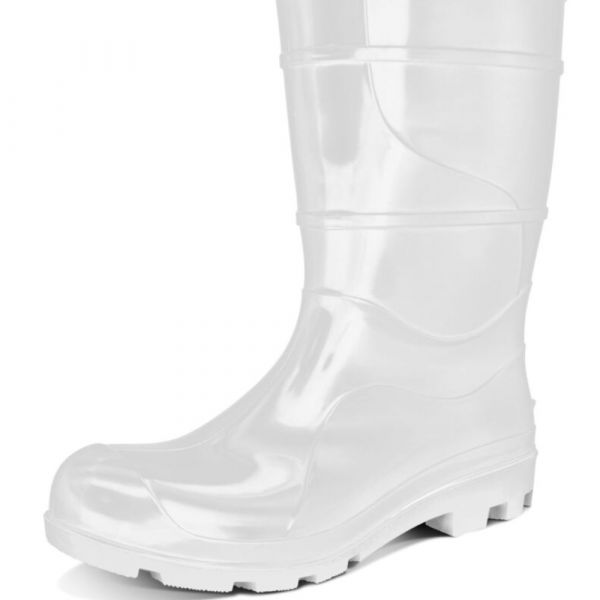 Bota de Borracha Curta Branca Nº 41 Cartom 