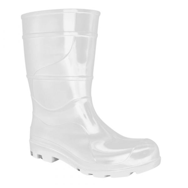 Bota de Borracha Curta Branca Nº 42 Cartom 