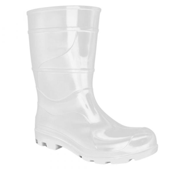 Bota de Borracha Curta Branca Nº 43 Cartom 