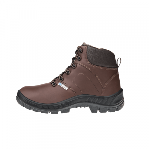 Bota de Segurança Nobuck Café Rodock Bico PVC com Cadarço Marluvas N° 44