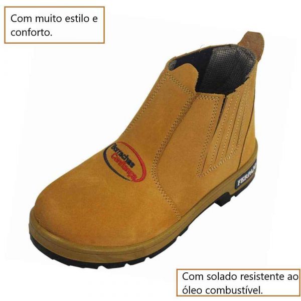 Botina Ferpam/Borrachas N° 41 Amarela Fire 