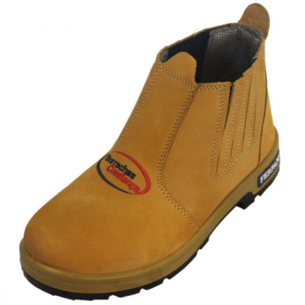 Botina Ferpam Borrachas Amarela N° 39 Fire