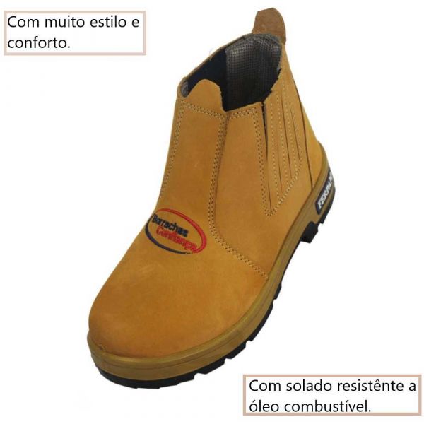 Botina Ferpam/Borrachas Amarela N° 42 Fire