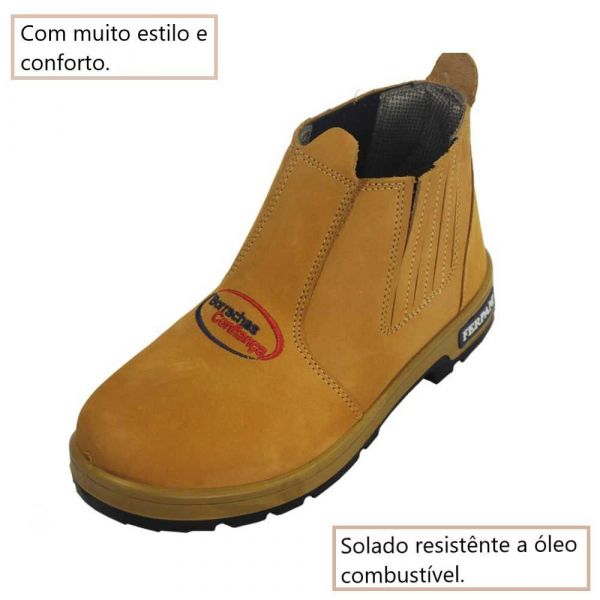 Botina Ferpam/Borrachas Amarela N° 43 Fire