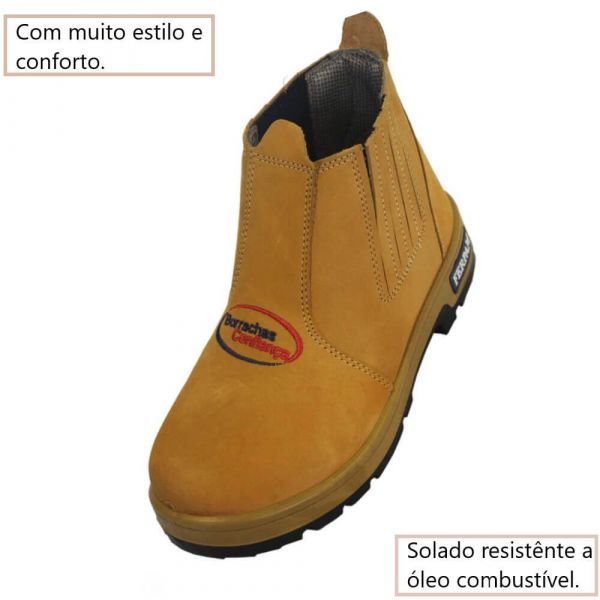 Botina Ferpam/Borrachas Amarela N° 44 Fire