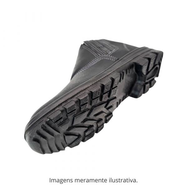 Botina Monodensidade Elástico Bico de Plástico N°42 Cartom