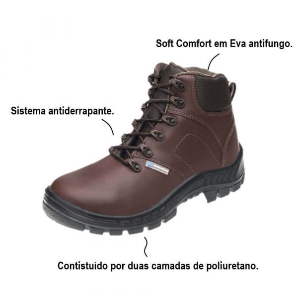 Botina Nobuck 50B26 N° 41 Marluvas