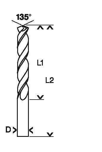 Broca para Metal Aço Rápido com Liga de Cobalto HSS-Co 5,0mm Bosch 2608585851