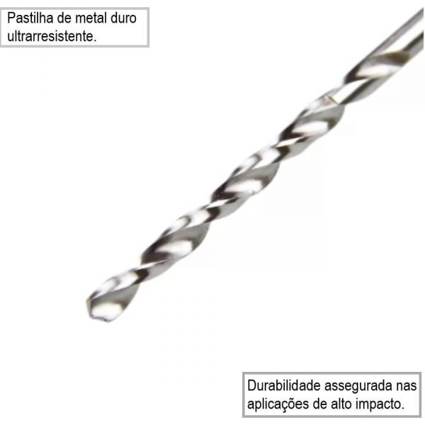 Broca Longa para Mourão 1/4