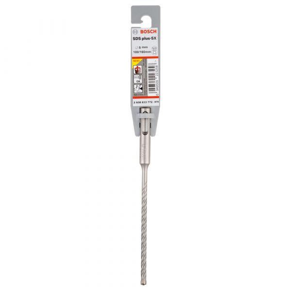 Broca Bosch SDS plus-5X para concreto Ø5 x 100 x 160 mm